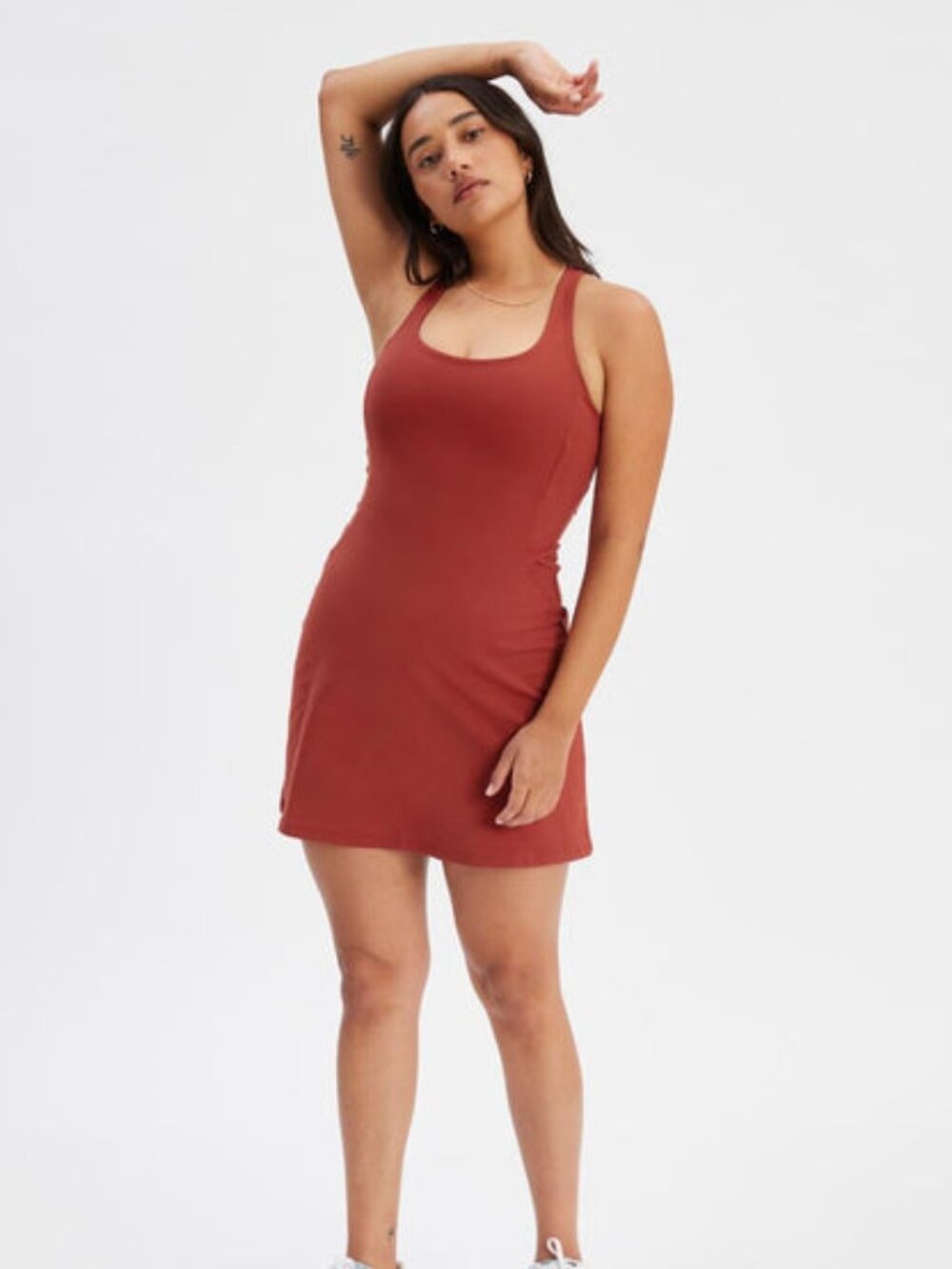 Girlfriend Collective Ember Paloma Racerback Athletic Dress Size L